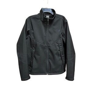 The North Face Men’s Black Fleece Lined Soft Shell Wind Jacket Size Large